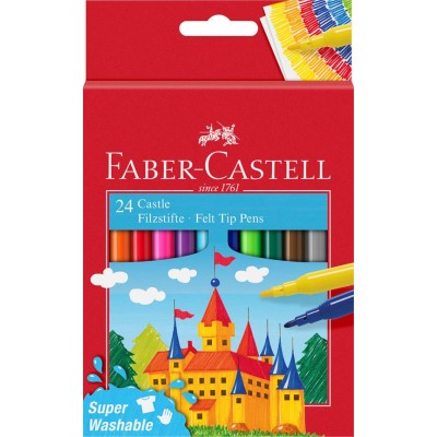 FABER-CASTELL PENNARELLI DA 24 COLORI